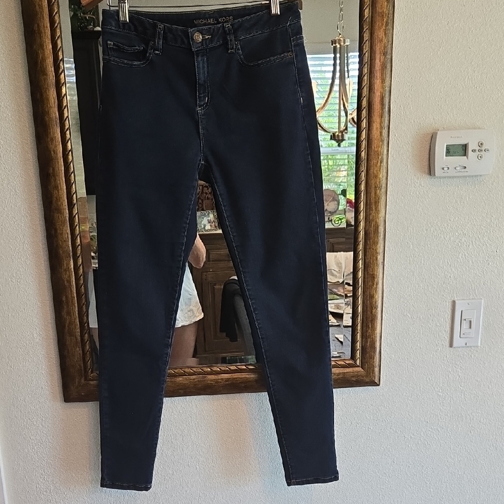 Michael Kors Dark Wash Skinny Jeans